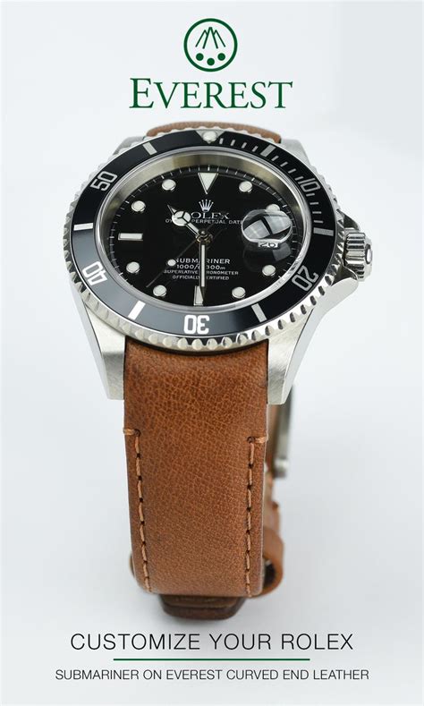 everest rolex strap|custom made rolex watch straps.